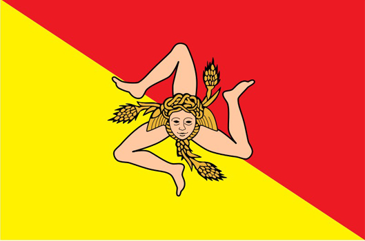 西西里岛区旗